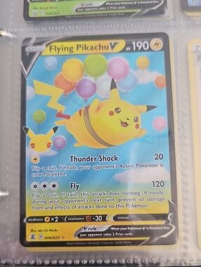 Flying Pikachu V Pokémon Card